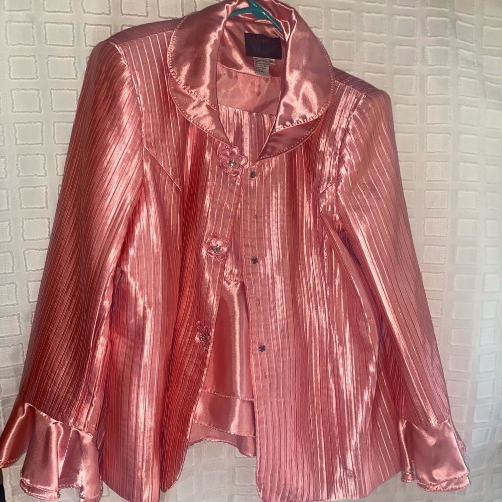 Ashro Shiny Pink Blazer